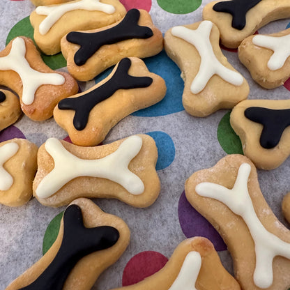 close up of mini bones 