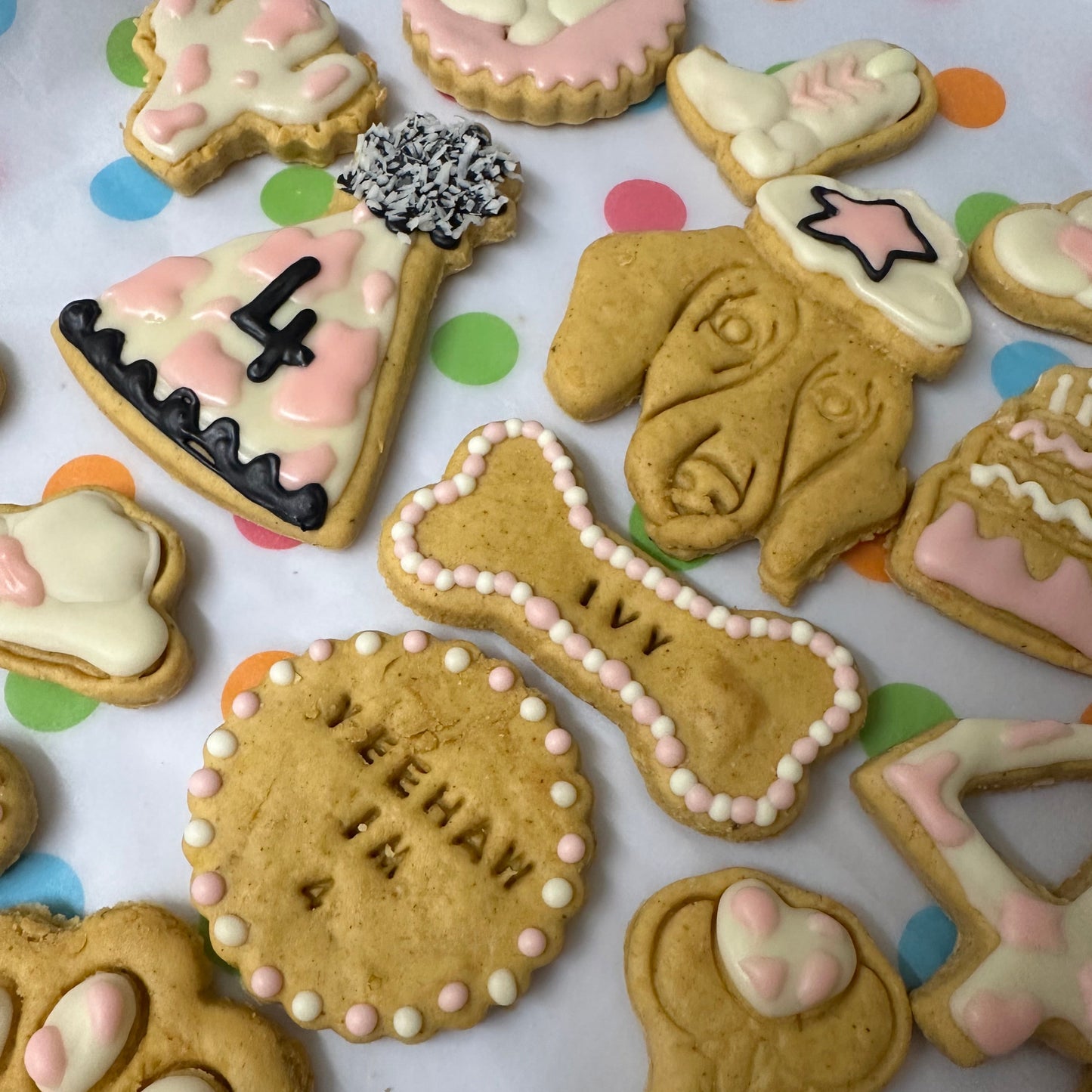 Custom Designed Birthday Biscuits